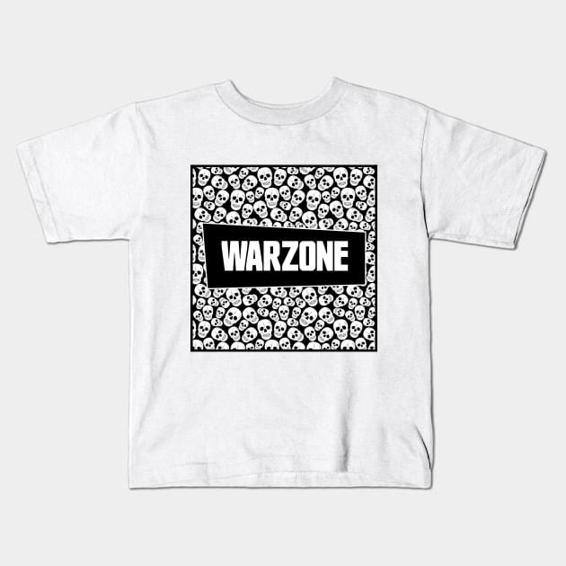 Warzone skulls print Kids T-Shirt by MaxDeSanje 